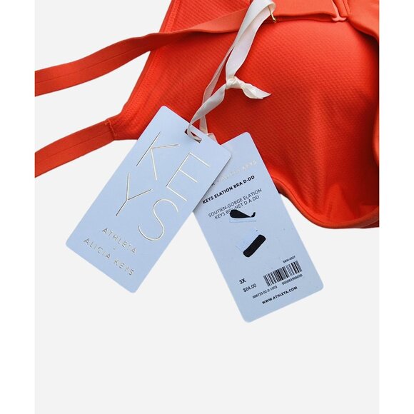 Athleta Alicia Keys Elation Sports Bra D-DD Orange Womens Size 3x New - Picture 4 of 5